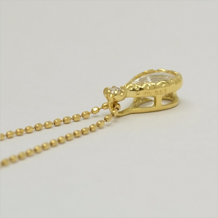 umu -アム- FINE JEWELRY STUIDIOK18 ブルームーンストーン ダイヤ ペントップ 「goccia」pn0423_s.jpg