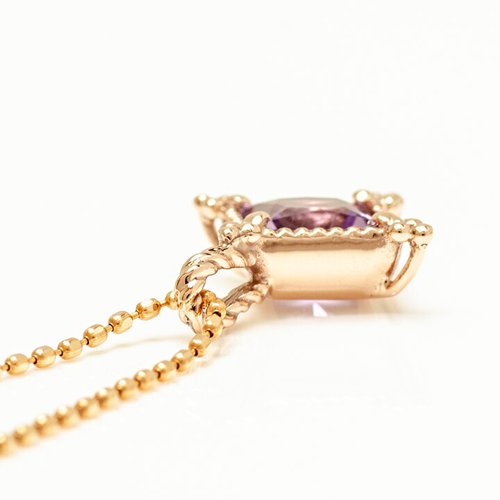 umu -アム- FINE JEWELRY STUIDIOK18 ピンクアメシスト ペンダントトップ 「ialino」pn0426_s.jpg