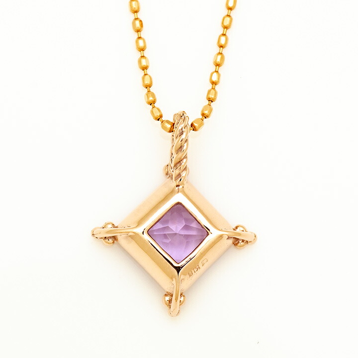 umu -アム- FINE JEWELRY STUIDIOK18 ピンクアメシスト ペンダントトップ 「ialino」pn0426_u.jpg