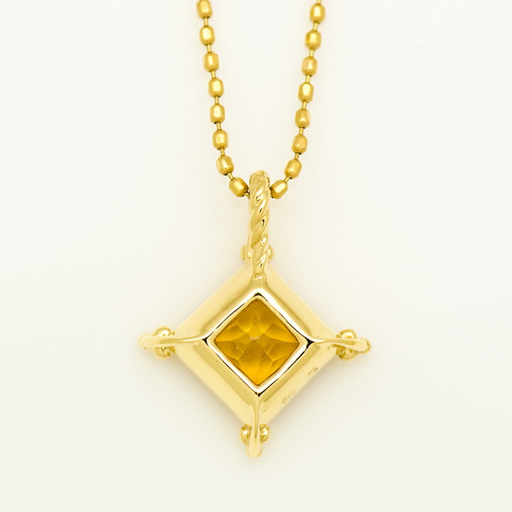 umu -アム- FINE JEWELRY STUIDIOK18 シトリン ペンダントトップ 「ialino」pn0428_u.jpg