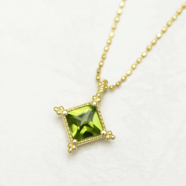 umu -アム- FINE JEWELRY STUIDIOK18 ペリドット ペンダントトップ 「ialino」pn0429_kanban2.jpg