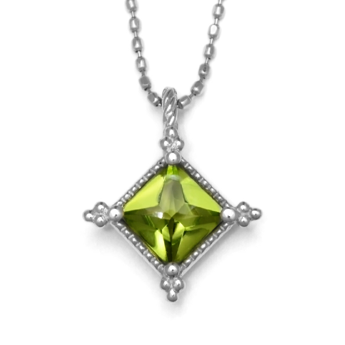 umu -アム- FINE JEWELRY STUIDIOK18 ペリドット ペンダントトップ 「ialino」pn0429_wg.jpg