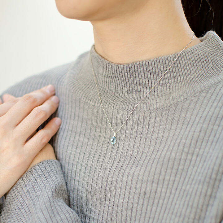 umu -アム- FINE JEWELRY STUIDIOサンタマリアアクアマリン ペンダントトップ 「naturale」pn0434_i3.jpg