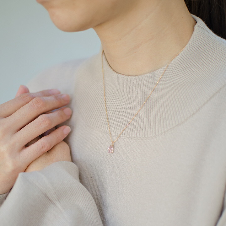 umu -アム- FINE JEWELRY STUIDIOクンツァイト ペンダントトップ 「naturale」pn0437_i3.jpg