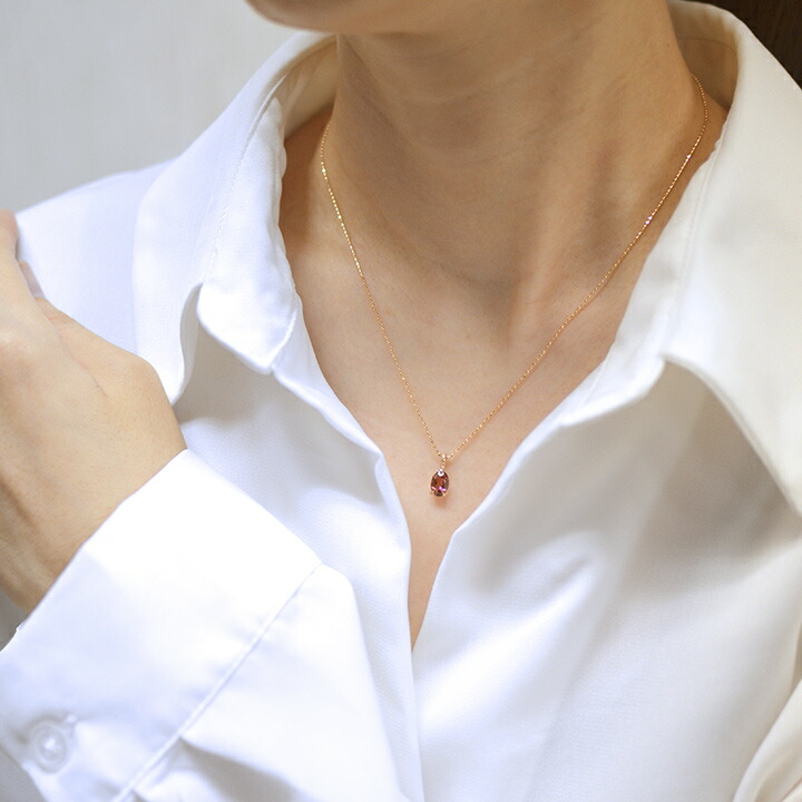 umu -アム- FINE JEWELRY STUIDIOピンクトルマリン ペンダントトップ 「naturale」pn0438_i3.jpg