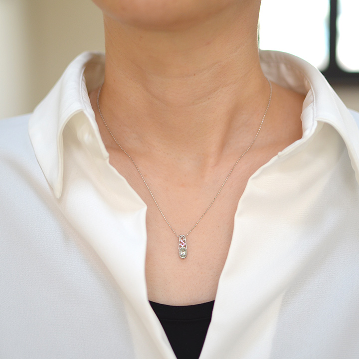 umu -アム- FINE JEWELRY STUIDIOK18 アンブリゴナイト アイビー ペンダントトップ 「berso」pn0439_i2.jpg