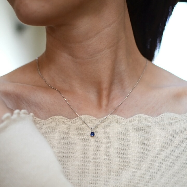umu -アム- FINE JEWELRY STUIDIOカボション ブルーサファイア ペンダントトップ 「amaretto」pn0443_i3.jpg