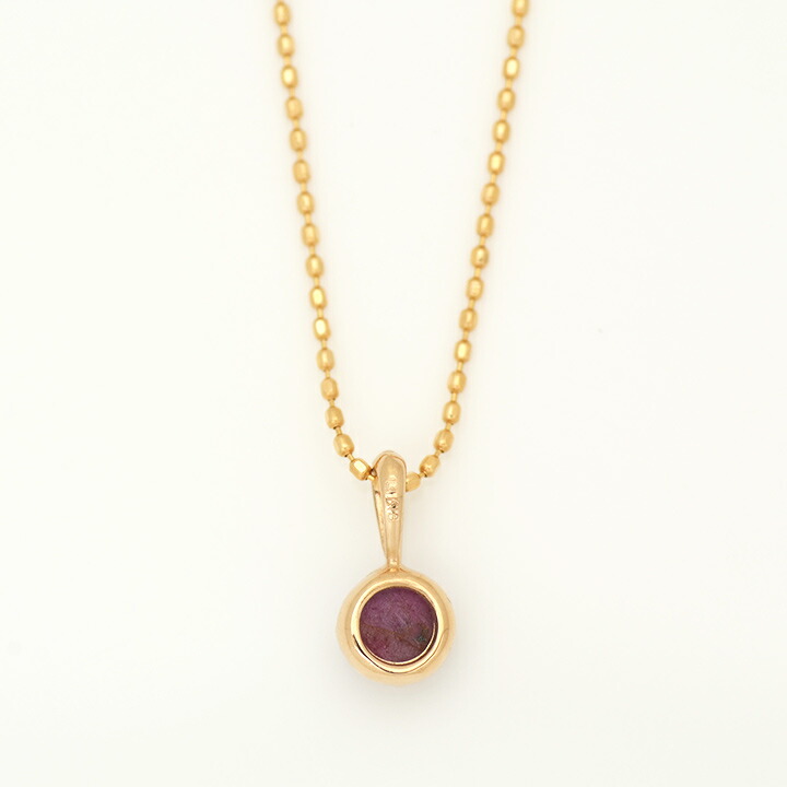 umu -アム- FINE JEWELRY STUIDIOカボション スタールビー ペンダントトップ 「amaretto」pn0447_u.jpg