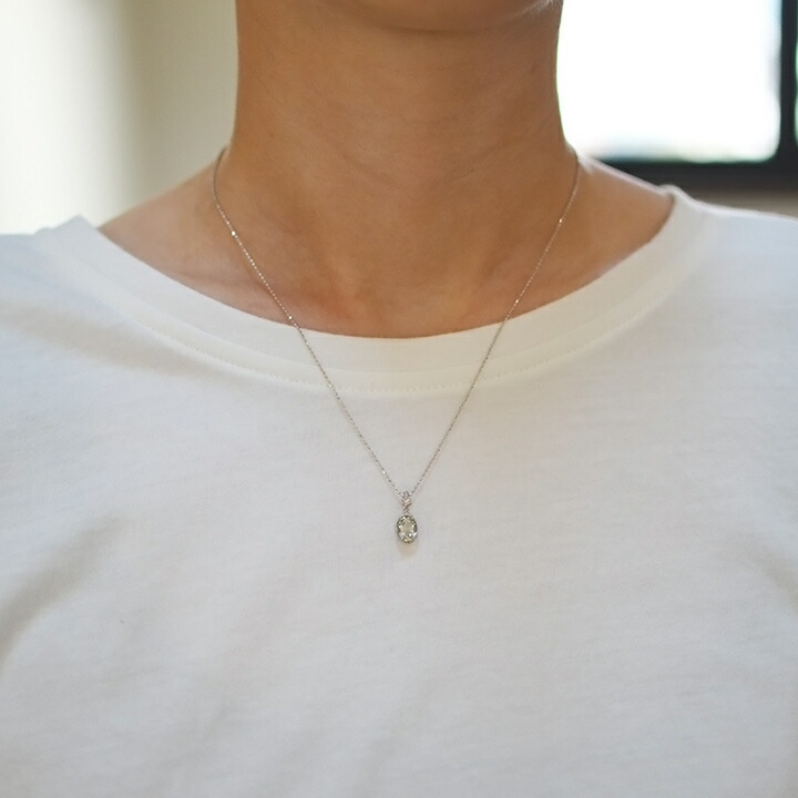 umu -アム- FINE JEWELRY STUIDIOグリーンアメシスト ダイヤ ペンダントトップ「spaiato」pn0450_i2.jpg