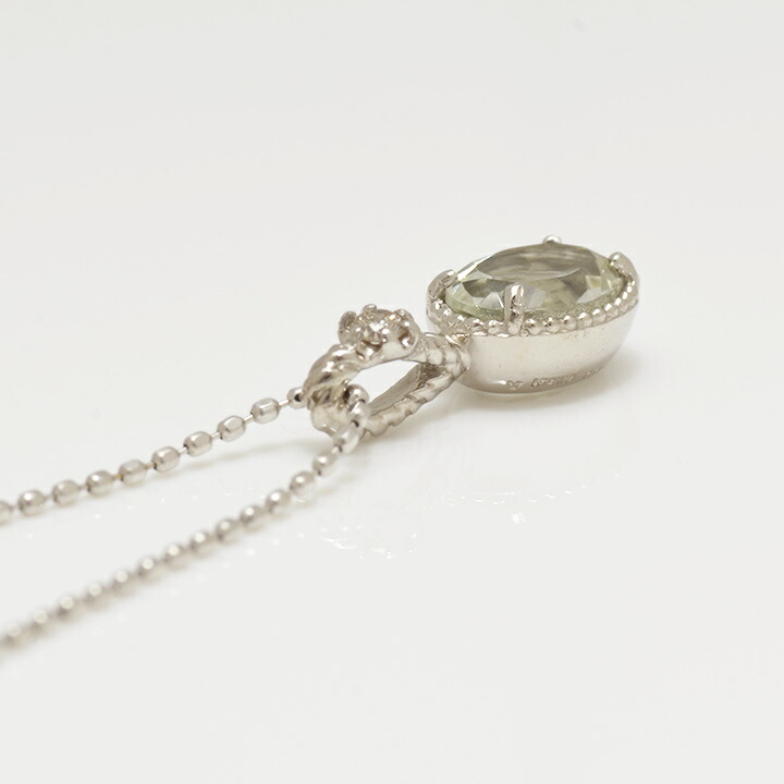 umu -アム- FINE JEWELRY STUIDIOグリーンアメシスト ダイヤ ペンダントトップ「spaiato」pn0450_s.jpg