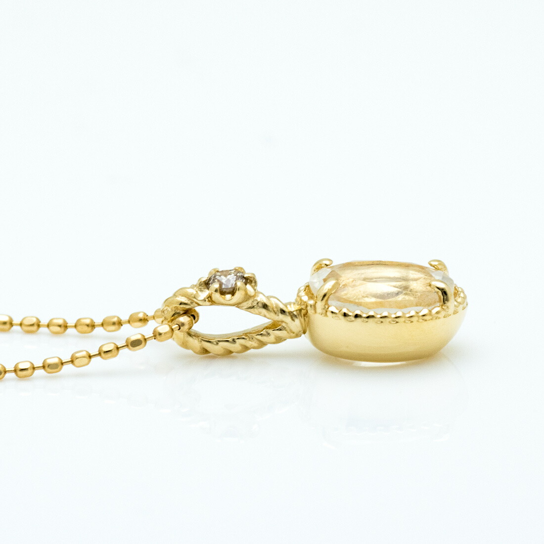 umu -アム- FINE JEWELRY STUIDIOブルームーンストーン ダイヤ ペンダントトップ 「spaiato」pn0452_s.jpg