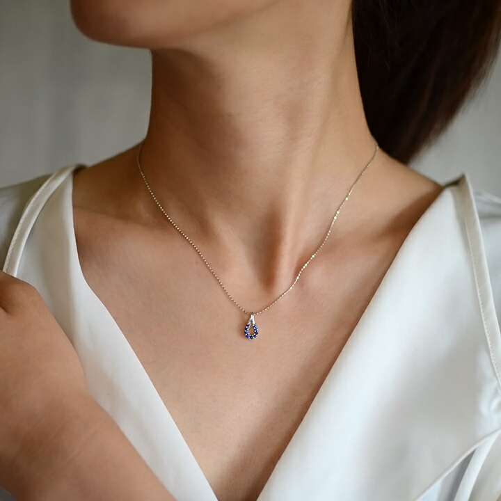 umu -アム- FINE JEWELRY STUIDIOブルーサファイア ペンダントトップ 「fortuna」pn0457_i3.jpg