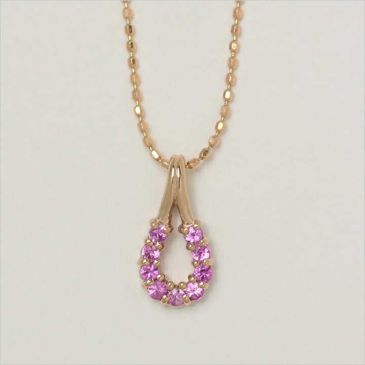 umu -アム- FINE JEWELRY STUIDIOピンクサファイア ペンダントトップ 「fortuna」pn0459_m.jpg