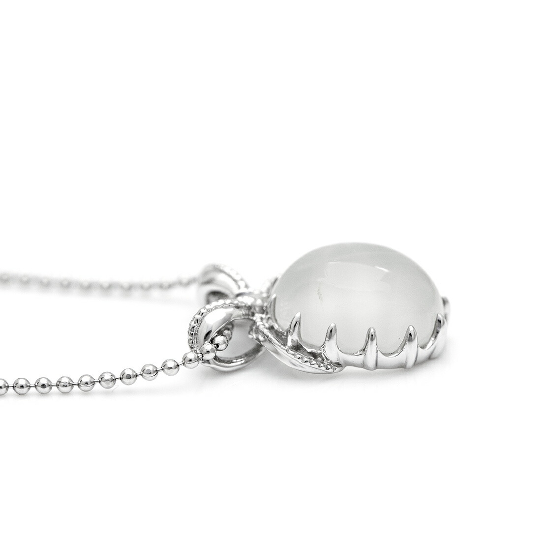 umu -アム- FINE JEWELRY STUIDIOムーンストーン リボンモチーフ ペンダントトップ 「regalo」pn0461_s.jpg