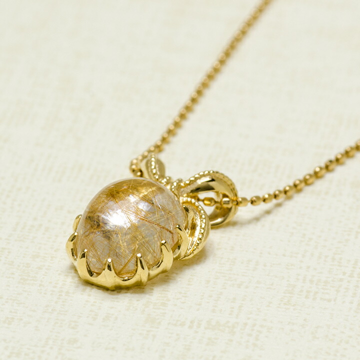 umu -アム- FINE JEWELRY STUIDIOルチルクォーツ ペンダントトップ 「regalo」pn0463_kanban2.jpg