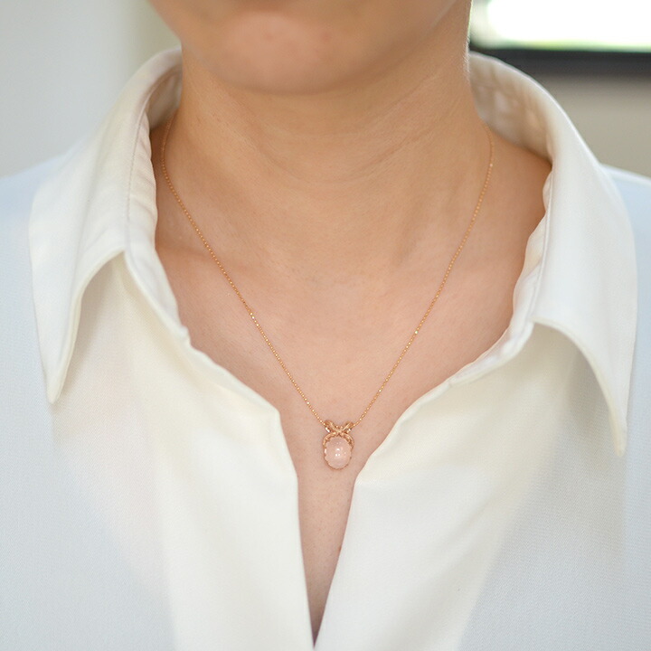 umu -アム- FINE JEWELRY STUIDIOローズクォーツ ペンダントトップ 「regalo」pn0464_i2.jpg