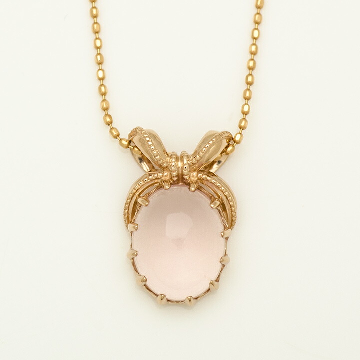 umu -アム- FINE JEWELRY STUIDIOローズクォーツ ペンダントトップ 「regalo」pn0464_m.jpg