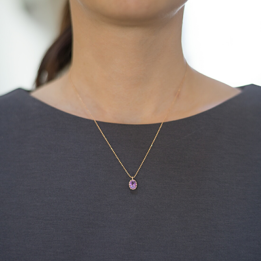 umu -アム- FINE JEWELRY STUIDIOアメシスト ペンダントトップ 「venere」pn0485_i2.jpg