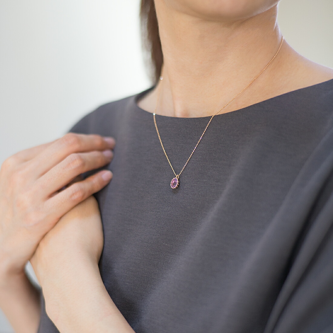 umu -アム- FINE JEWELRY STUIDIOアメシスト ペンダントトップ 「venere」pn0485_i3.jpg