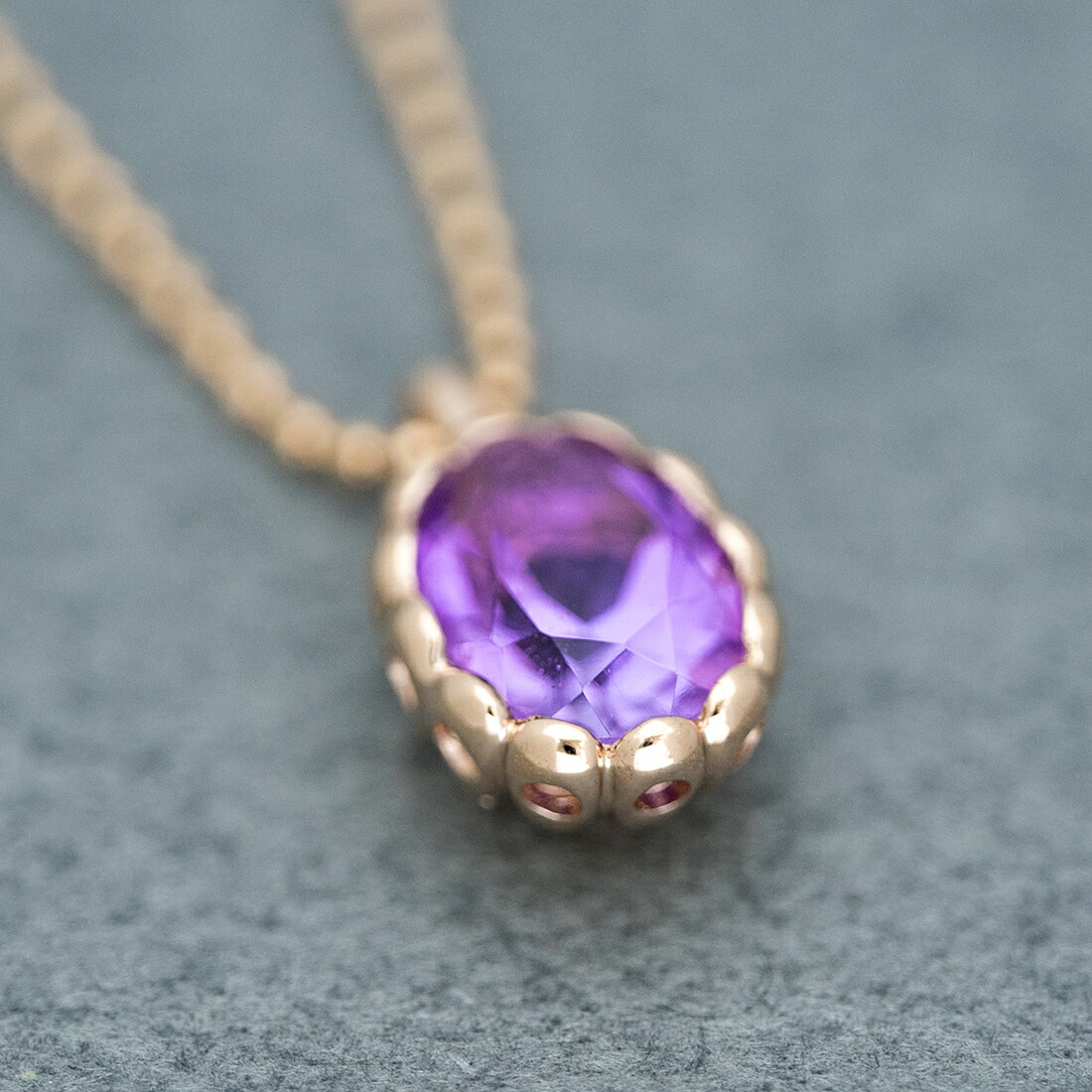 umu -アム- FINE JEWELRY STUIDIOアメシスト ペンダントトップ 「venere」pn0485_kanban2.jpg