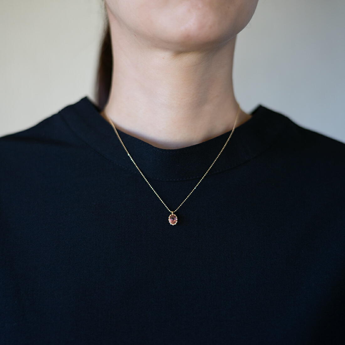 umu -アム- FINE JEWELRY STUIDIOピンクトルマリン ペンダントトップ 「venere」pn0488_i2.jpg