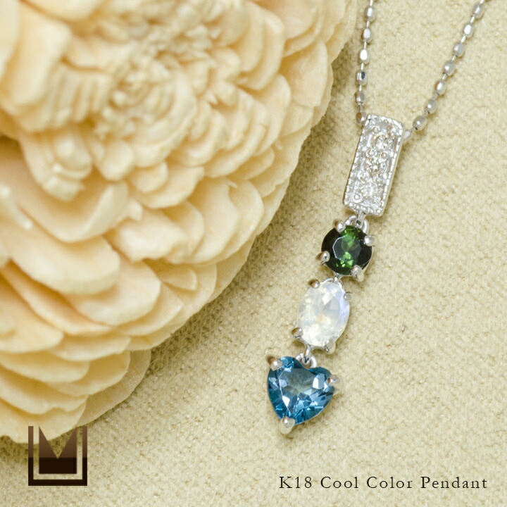 umu -アム- FINE JEWELRY STUIDIOクールカラー ペンダントトップ 「chicca」pn0497_1.jpg