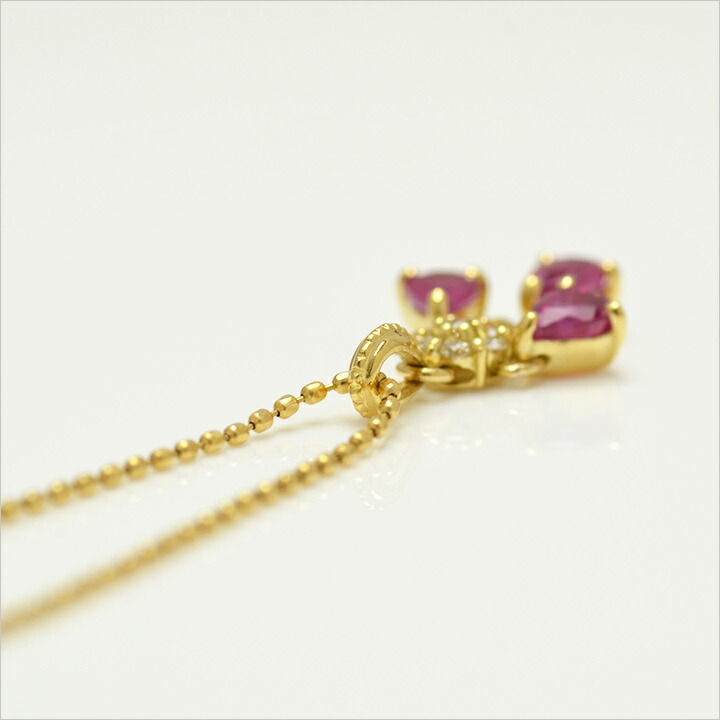 umu -アム- FINE JEWELRY STUIDIOルビー ダイヤモンド ペンダントトップ 「lumiera」pn0503_s.jpg