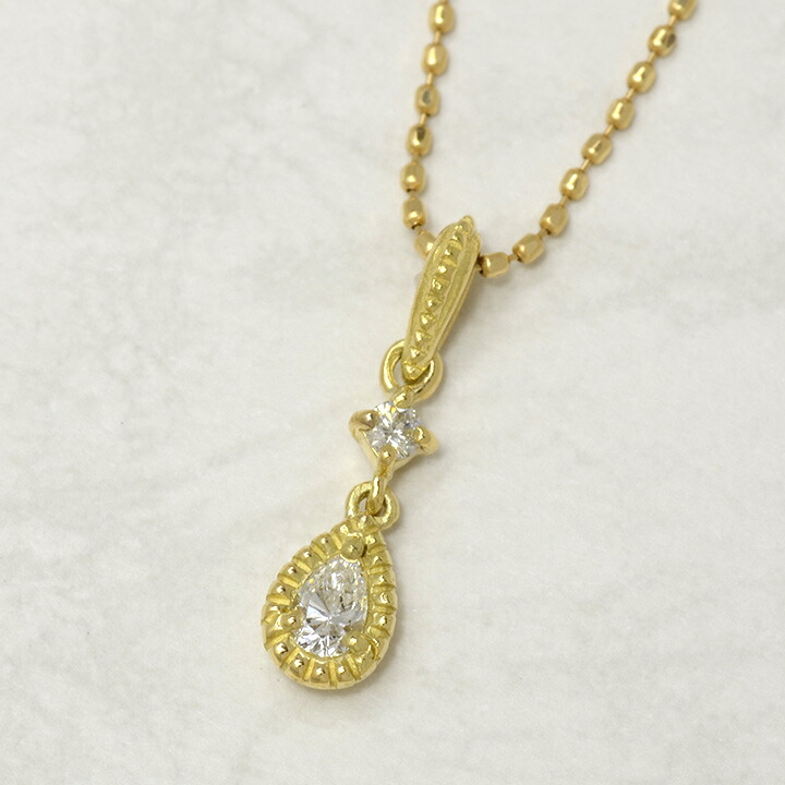umu -アム- FINE JEWELRY STUIDIOペアシェイプ ダイヤモンド ペンダントトップ 「luminio」pn0508_kanban2.jpg