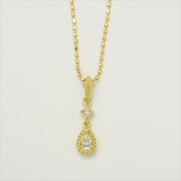 umu -アム- FINE JEWELRY STUIDIOペアシェイプ ダイヤモンド ペンダントトップ 「luminio」pn0508_m.jpg