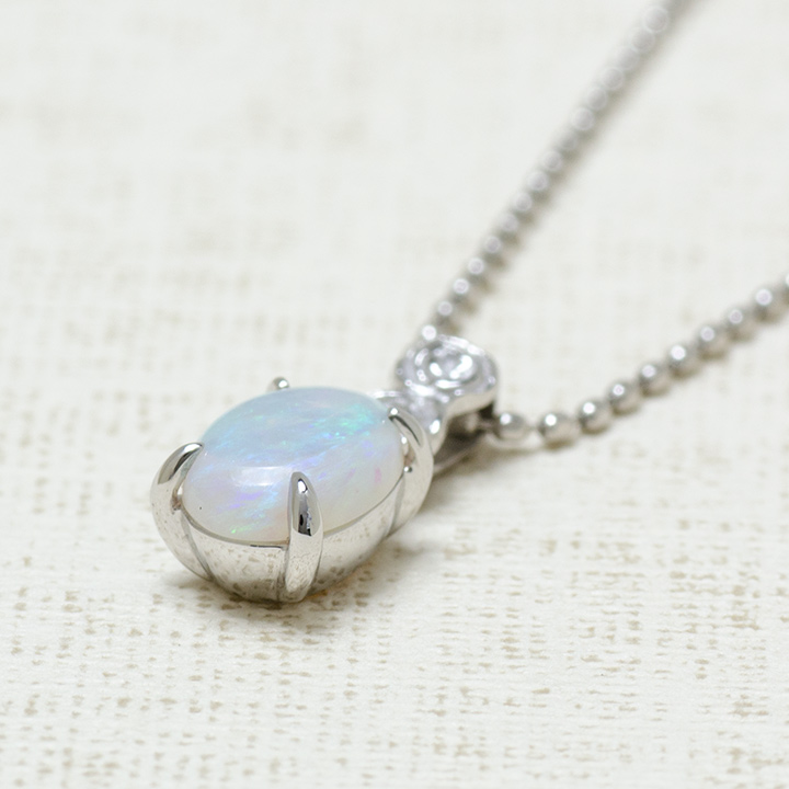 umu -アム- FINE JEWELRY STUIDIOK18 オパール バラモチーフ ペンダントトップ 「rosa」pn0510_kanban2.jpg
