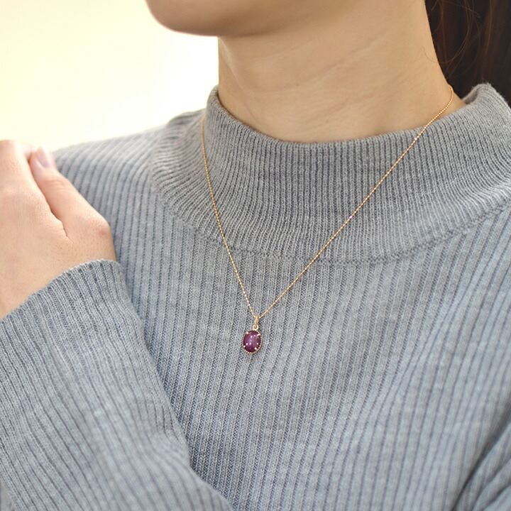 umu -アム- FINE JEWELRY STUIDIOスタールビー ペンダントトップ 「bagliore」pn0511_i3.jpg