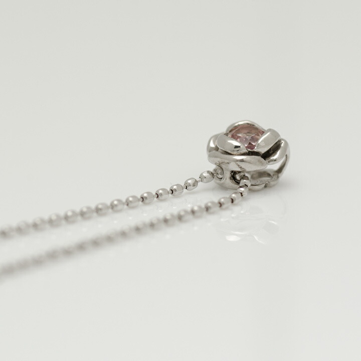 umu -アム- FINE JEWELRY STUIDIOピンクトパーズ ローズ ペンダントトップ 「romantica」pn0515_s.jpg