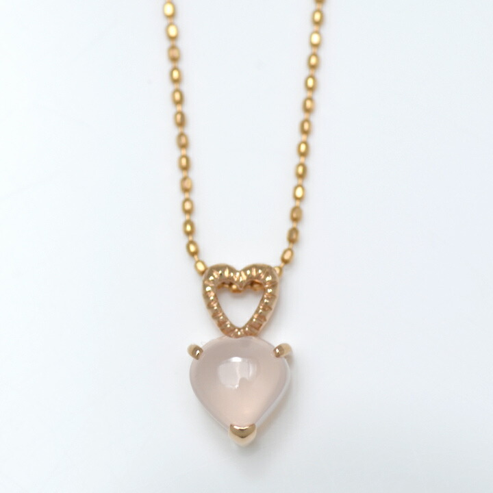 umu -アム- FINE JEWELRY STUIDIOローズクォーツ ハート ペンダントトップ 「tipetto」pn0516_m.jpg