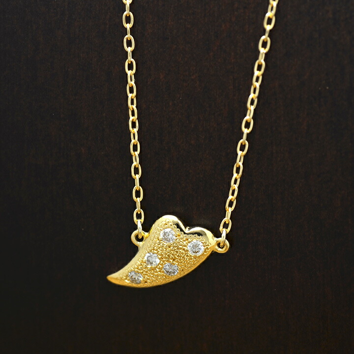 umu -アム- FINE JEWELRY STUIDIOハートモチーフ ダイヤモンド ネックレス 「certo」pn0522_kanban2.jpg