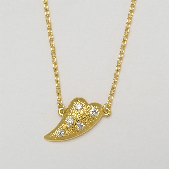 umu -アム- FINE JEWELRY STUIDIOハートモチーフ ダイヤモンド ネックレス 「certo」pn0522_m.jpg