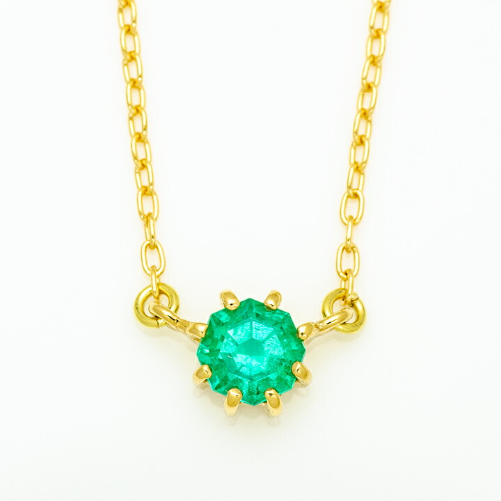 umu -アム- FINE JEWELRY STUIDIOエメラルド ネックレス 「rubacuori」pn0529_m.jpg