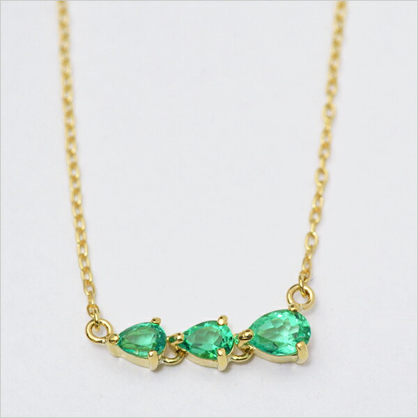 umu -アム- FINE JEWELRY STUIDIOエメラルド ネックレス 「mettino」pn0533_m.jpg
