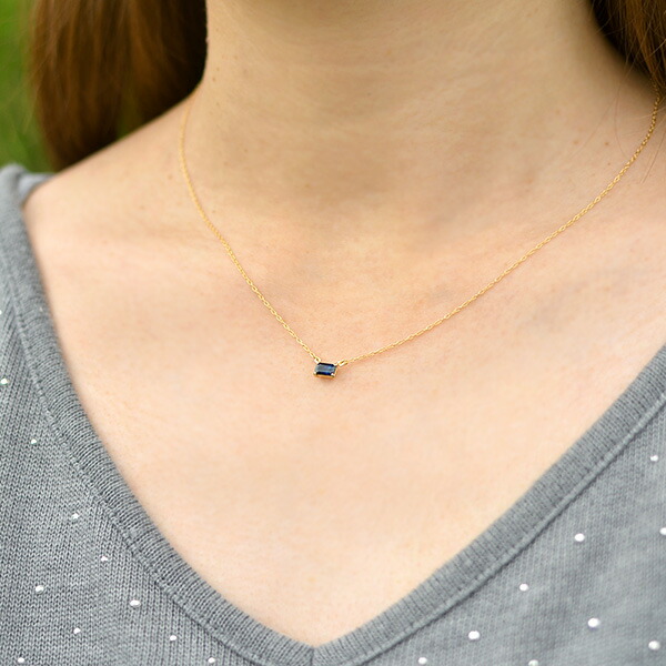 umu -アム- FINE JEWELRY STUIDIOブルーサファイア ネックレス 「formella」pn0542_i2.jpg
