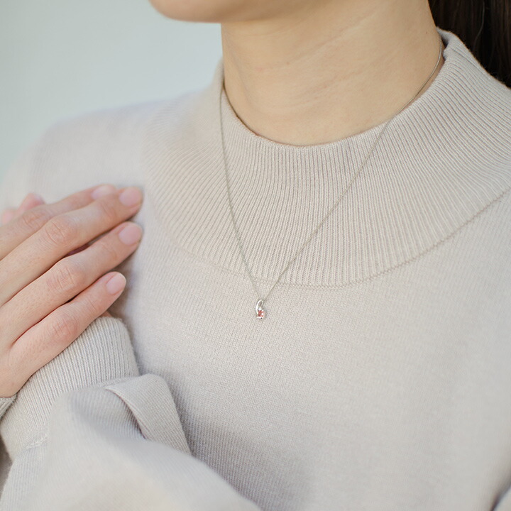 umu -アム- FINE JEWELRY STUIDIOロードクロサイト ダイヤモンド ペンダント 「chiarita」pn0549_i3.jpg