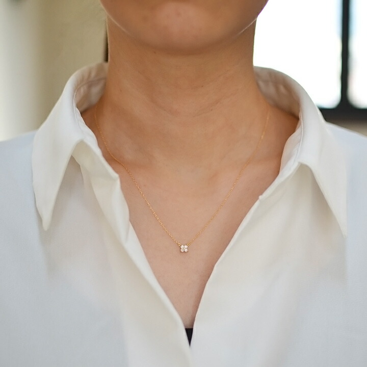 umu -アム- FINE JEWELRY STUIDIOフラワーモチーフ ダイヤモンド ネックレス 「arte」pn0550_i2.jpg