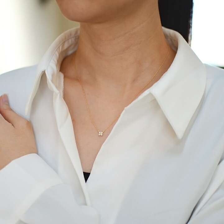 umu -アム- FINE JEWELRY STUIDIOフラワーモチーフ ダイヤモンド ネックレス 「arte」pn0550_i3.jpg