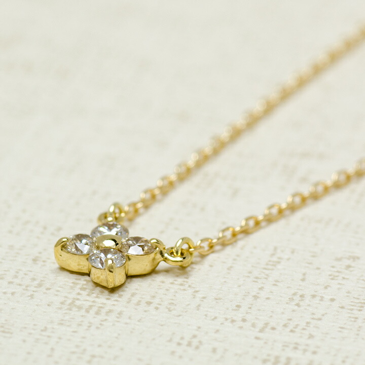 umu -アム- FINE JEWELRY STUIDIOフラワーモチーフ ダイヤモンド ネックレス 「arte」pn0550_kanban2.jpg