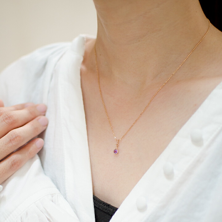 umu -アム- FINE JEWELRY STUIDIOアメシスト ペンダントトップ 「tremolio」pn0554_i3.jpg