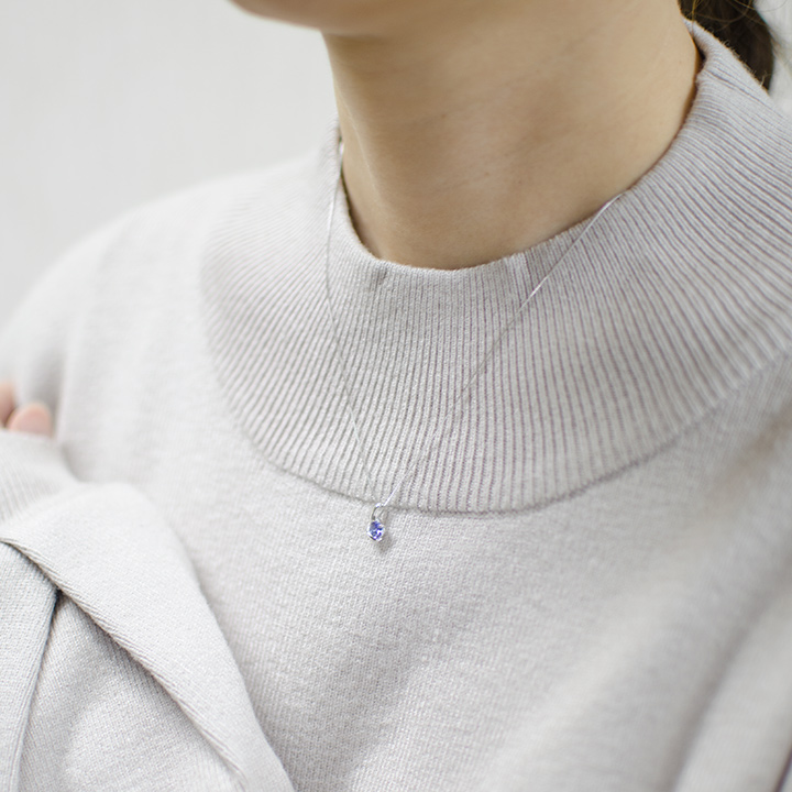 umu -アム- FINE JEWELRY STUIDIOK18 タンザナイト ダイヤモンド ペンダントトップ 「chiarita」pn0558_i3.jpg