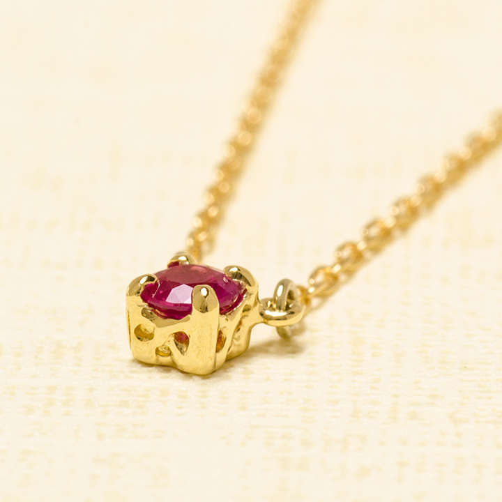 umu -アム- FINE JEWELRY STUIDIOK18 ルビー ネックレス 「luna」pn0559_kanban2.jpg