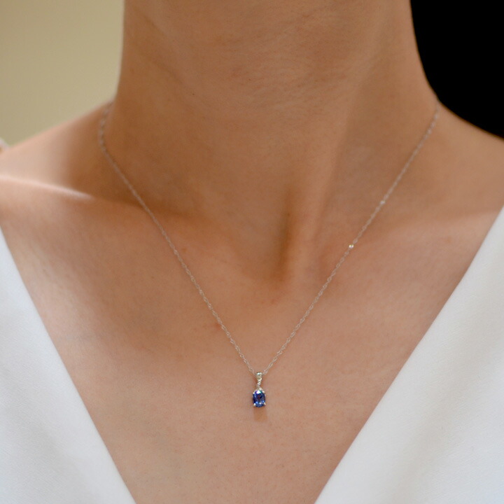 umu -アム- FINE JEWELRY STUIDIOブルーサファイア ダイヤモンド ペンダント 「calzare」pn0560_i2.jpg