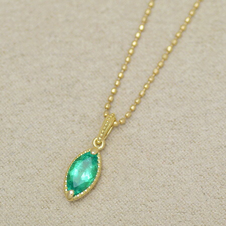 umu -アム- FINE JEWELRY STUIDIOエメラルド ペンダントトップ 「beato」pn0564_kanban2.jpg