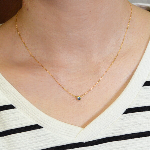 umu -アム- FINE JEWELRY STUIDIOサンタマリアアクアマリン ネックレス 「raffinato」pn0566_i2.jpg