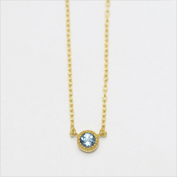 umu -アム- FINE JEWELRY STUIDIOサンタマリアアクアマリン ネックレス 「raffinato」pn0566_m.jpg