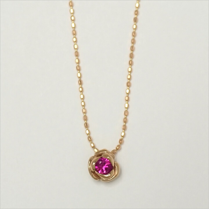 umu -アム- FINE JEWELRY STUIDIOルビー ローズ ペンダントトップ 「romancita」pn0577_m.jpg